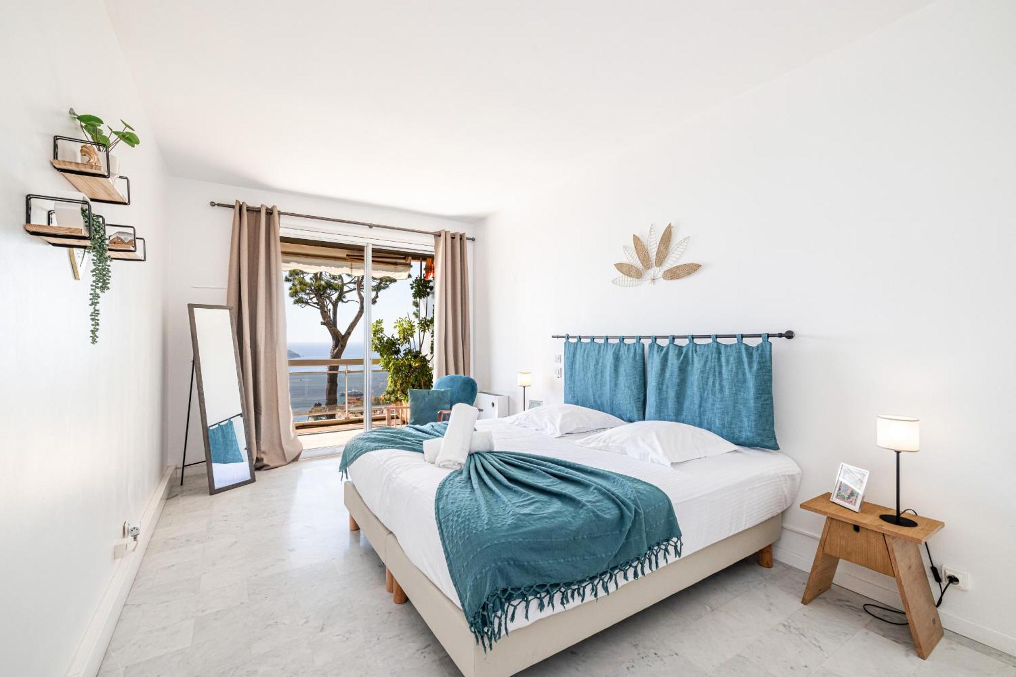 Apartament Extraordinary Sea View - 1 Bdr With Ac Villefranche-sur-Mer Zewnętrze zdjęcie
