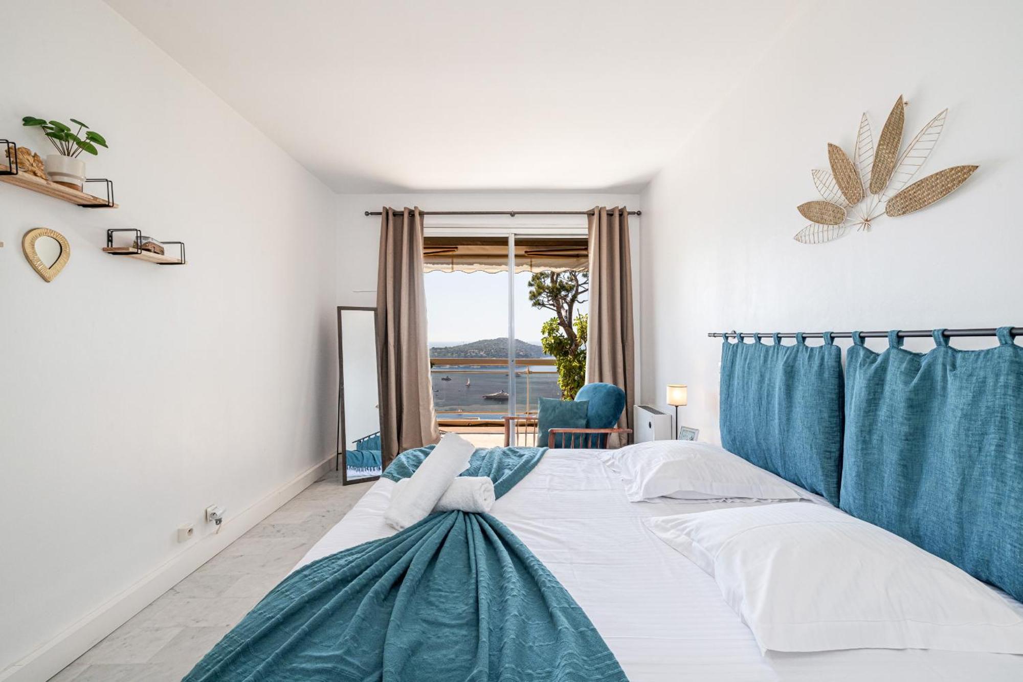 Apartament Extraordinary Sea View - 1 Bdr With Ac Villefranche-sur-Mer Zewnętrze zdjęcie